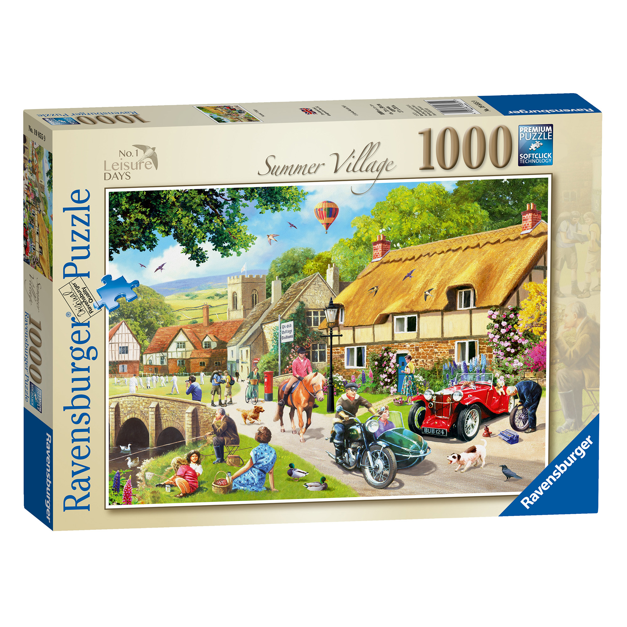 Ravensburger Leisure Days Summer Village 1000 Piece Puzzle Ravensburger Leisure Days Summer Village 1000 Piece Puzzle