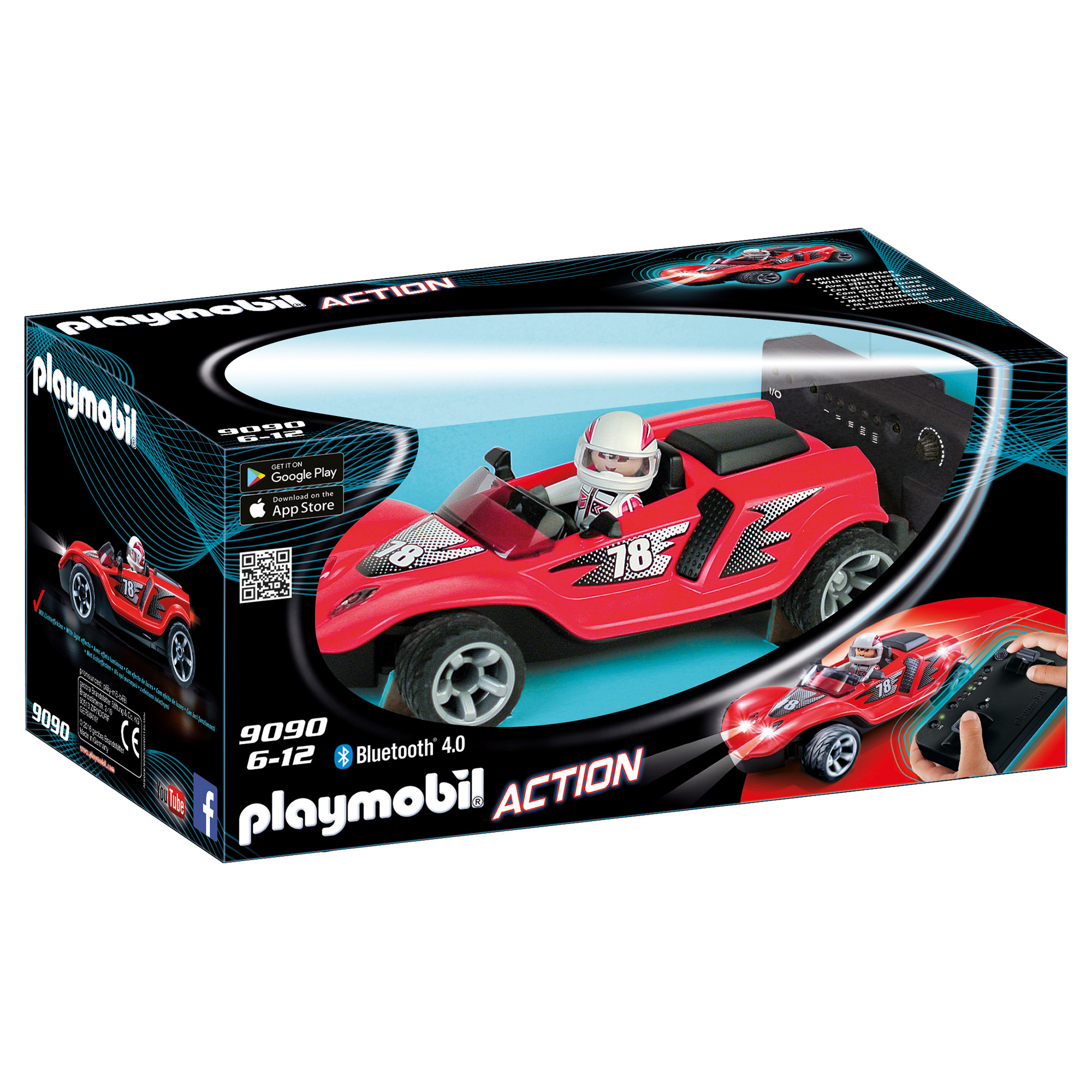 Playmobil Action RC Rocket Racer RC Car 9090 Playmobil Action RC Rocket Racer RC Car 9090