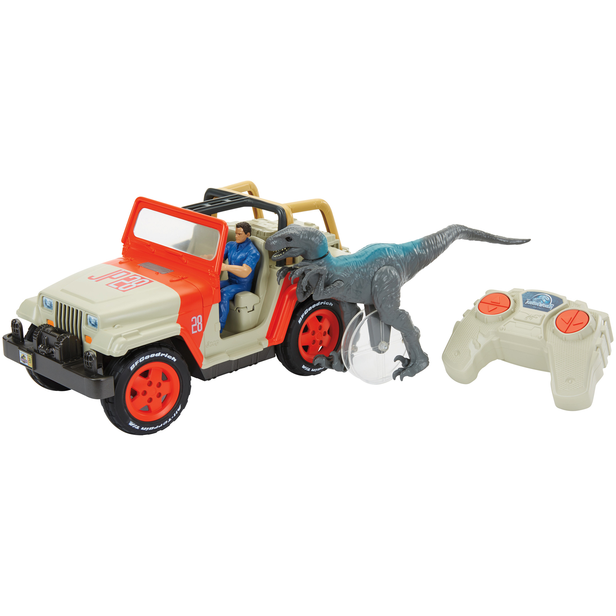 Matchbox Jurassic World RC Jeep Wrangler & Ragin' Raptor Matchbox Jurassic World RC Jeep Wrangler & Ragin' Raptor