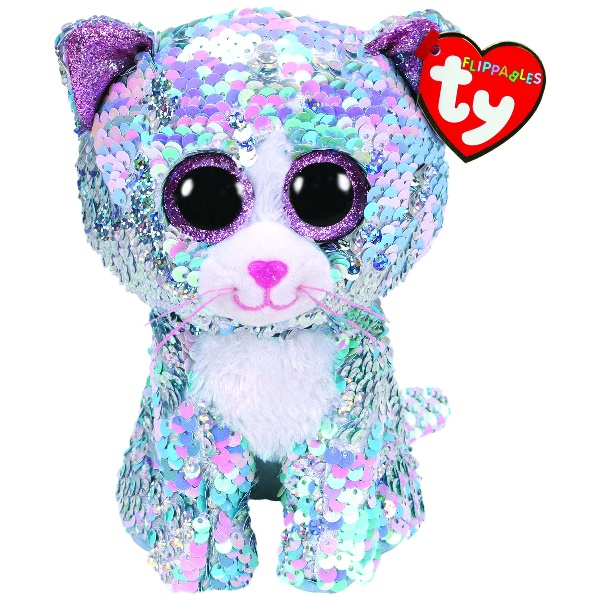 TY Whimsy Blue Cat Flippable Small TY Whimsy Blue Cat Flippable Small