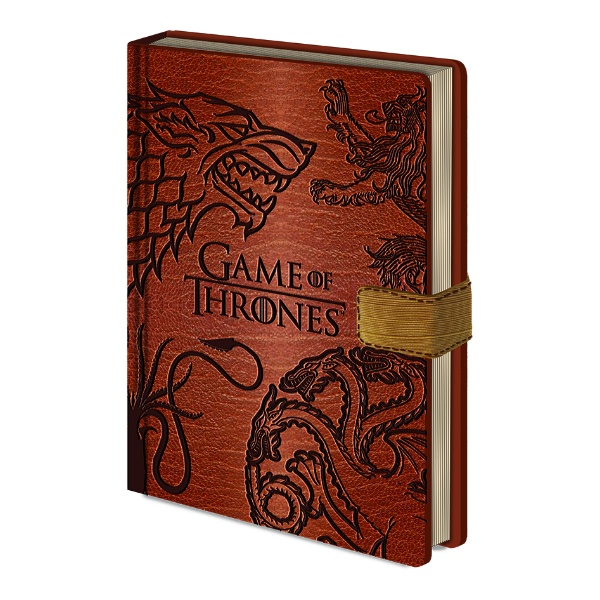 Game Of Thrones Sigils A5 Premium Clasp Notebook