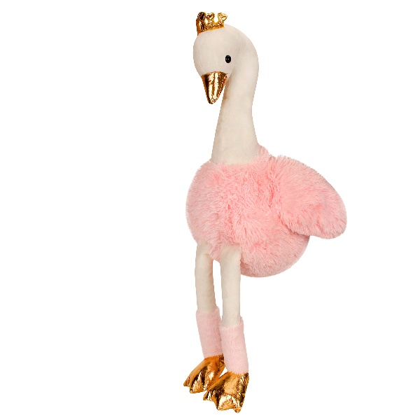 Swan Plush White Pink 40 Cm Swan Plush White Pink 40 Cm