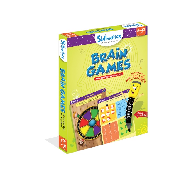 Brain Games Erasable And Reusable Activity Mats