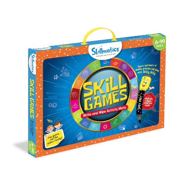 Skill Games Erasable And Reusable Activity Mats