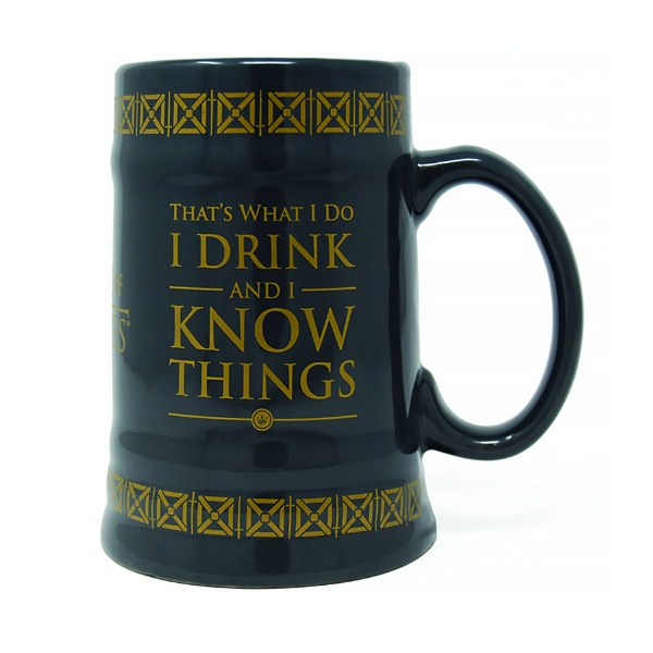 Game Of Thrones I Drink And Know Things Ceramic Stein