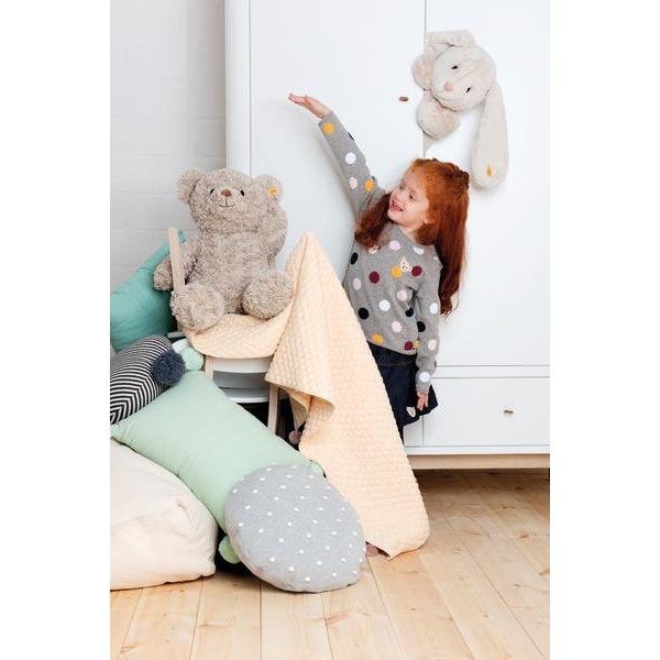 Steiff Soft Cuddly Friends Hoppie Rabbit Light Grey