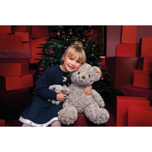 Steiff Soft Cuddly Friends Honey Teddy Bear Grey