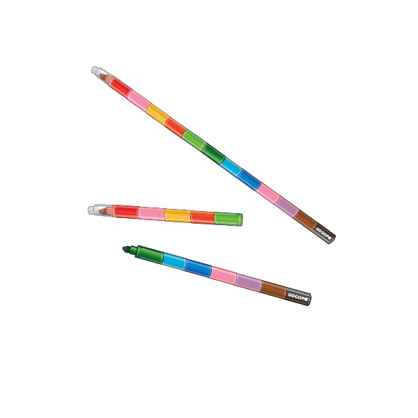 Gogopo Pop A Point Crayon Asst