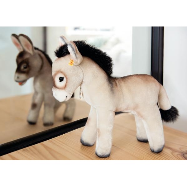 Steiff Back In Time Eselie Donkey Grey