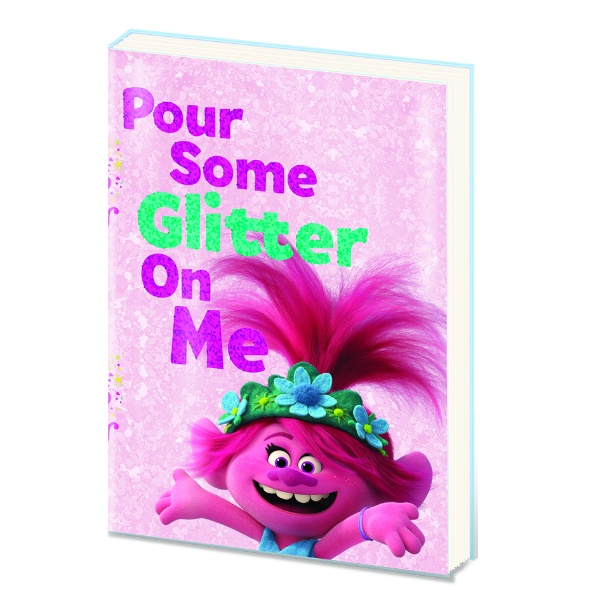 Trolls World Tour Pour Some Glitter A5 Cover Notebook