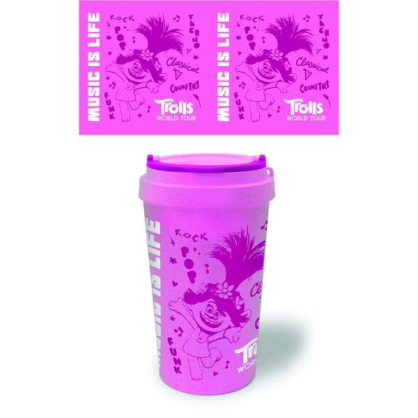 Trolls World Tour Music Of Life 400ml Eco Mug