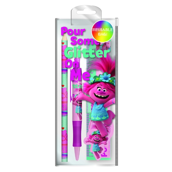 Trolls World Tour Pour Some Glitter Stationery Bag