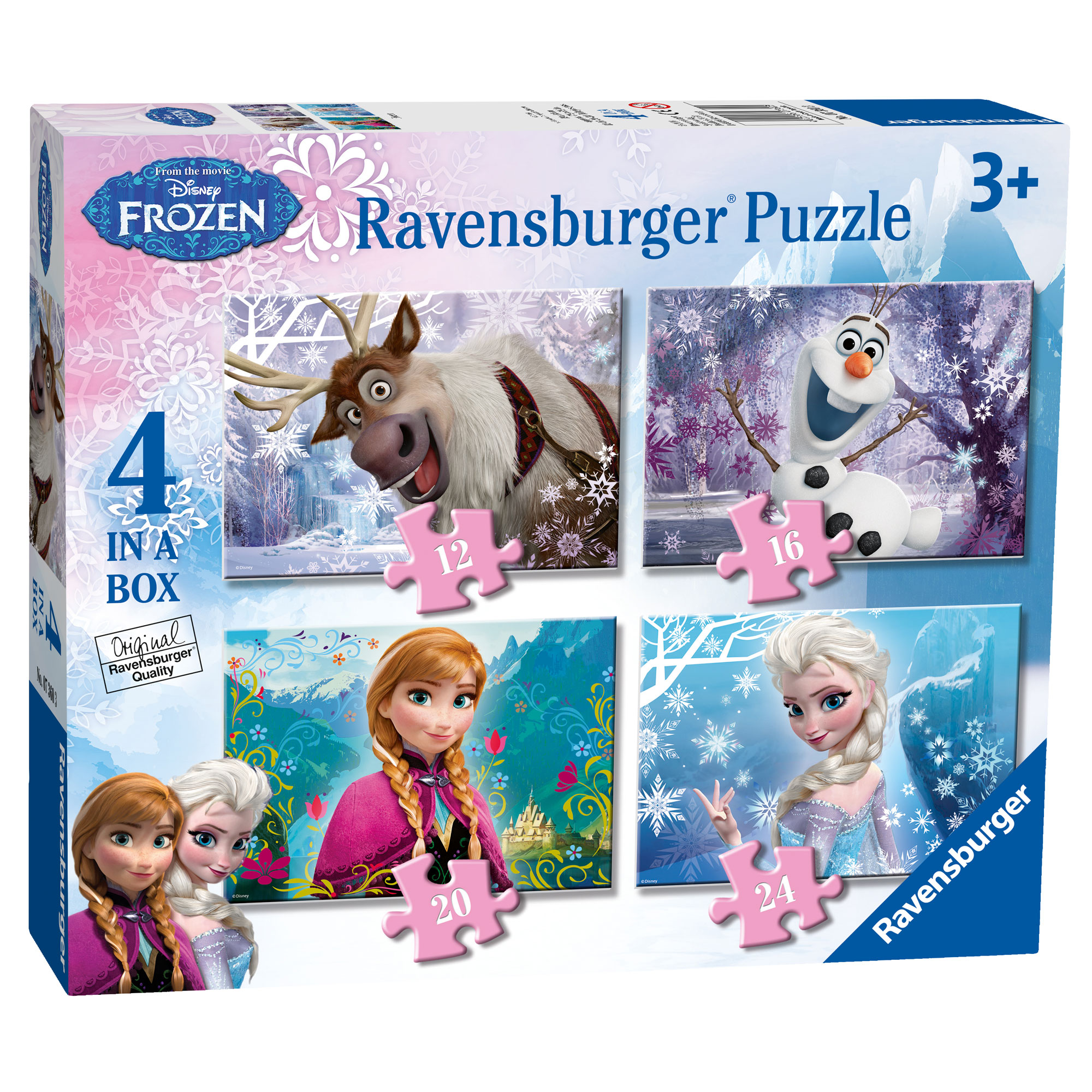 Ravensburger Disney Frozen 4-In-A-Box Puzzles Ravensburger Disney Frozen 4-In-A-Box Puzzles