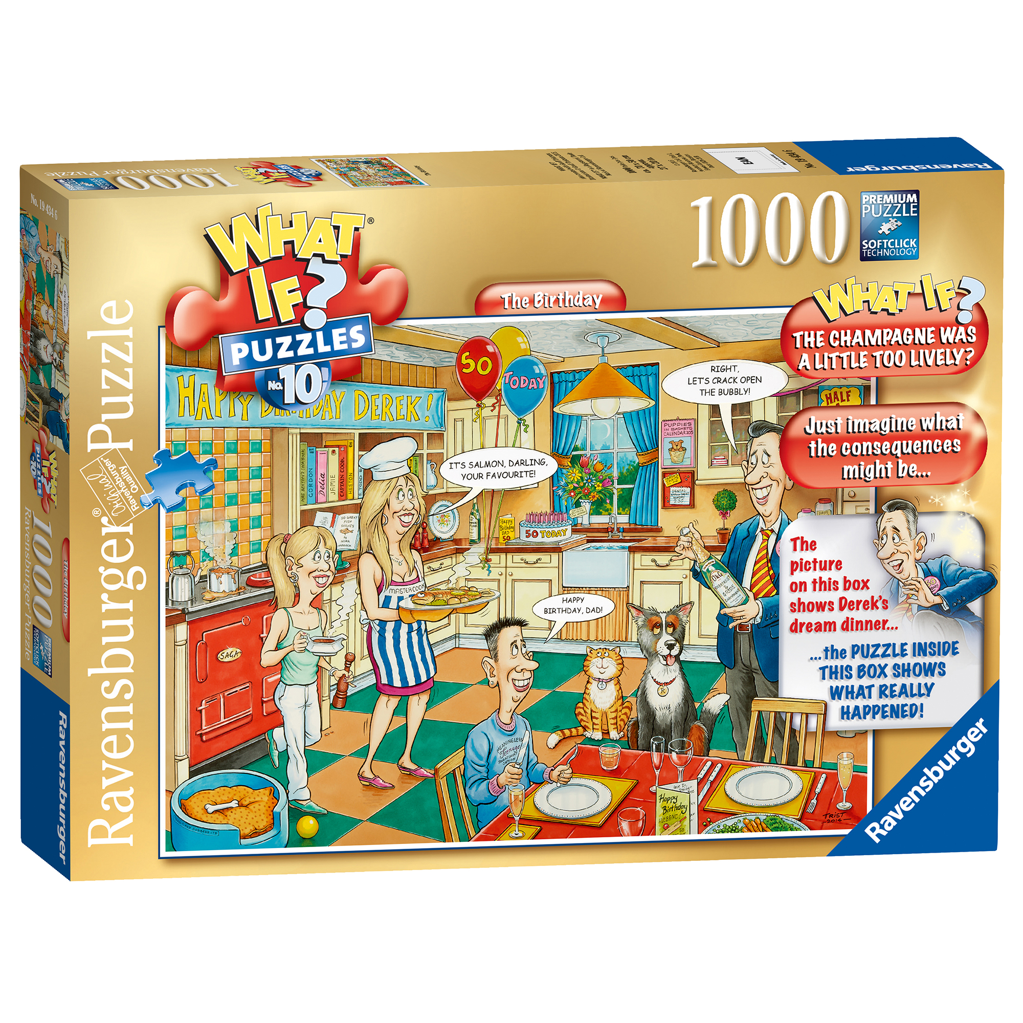 Ravensburger WHAT IF? The Birthday 1000 Piece Puzzle Ravensburger WHAT IF? The Birthday 1000 Piece Puzzle